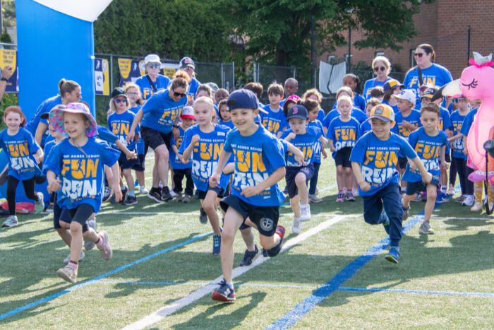 Saint Agnes School | Arlington Catholic High School | Hintlian Field Saint Agnes School Fun Run